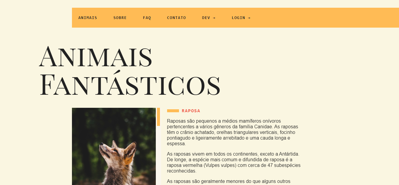 Animais Fantásticos