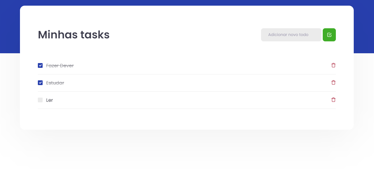 ToDo List - Ignite
